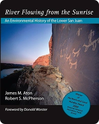book cover for 'River Flowing From The Sunrise: '